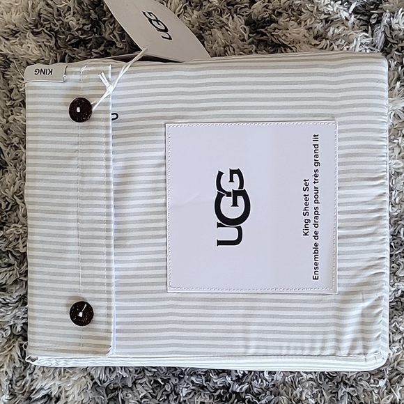 UGG Other - 🩵NWT🩵 UGG Striped King Sheet Set